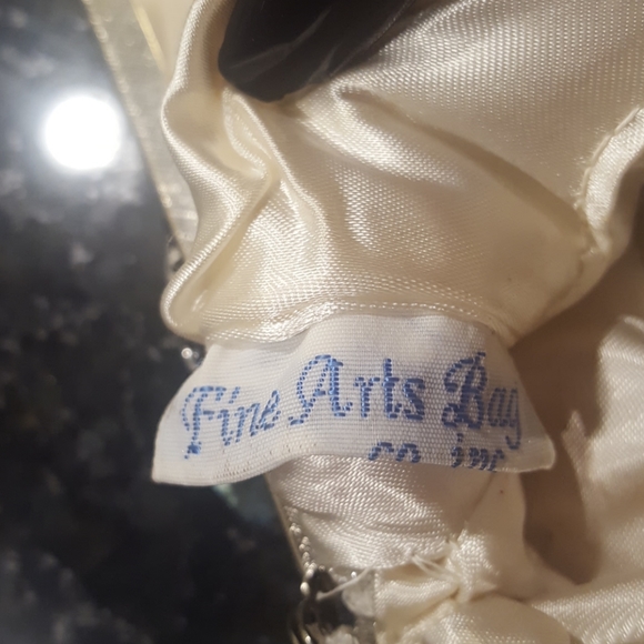 Fine Arts Bag Bags Vintage Fine Arts Bag Nyc Beaded Black White